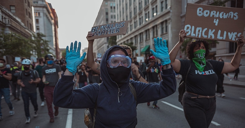 Black Lives Matter Protest, Washington, D.C., 2020. Photo by Yash Mori